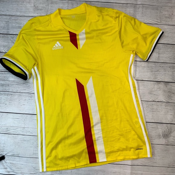 adidas Shirts | Adidas Adizero Yellow Soccer Mesh Jersey Mens Med ... adidas Shirts | Adidas Adizero Yellow Soccer Mesh Jersey Mens Med ...